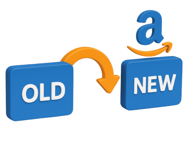 Amazon Brand Name change from Old to New Brand Name change services